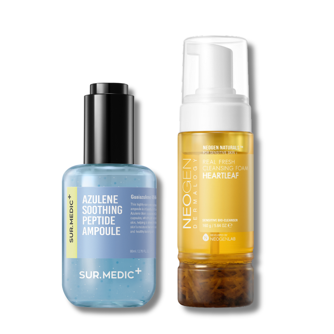 [Value Set] Sur.medic Azulene Soothing Peptide Ampoule + Neogen Dermalogy Real Fresh Foam Heartleaf