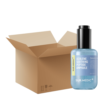 [1BOX / 70ea] SUR.MEDIC AZULENE SOOTHING PEPTIDE AMPOULE 2.7 oz / 80ml