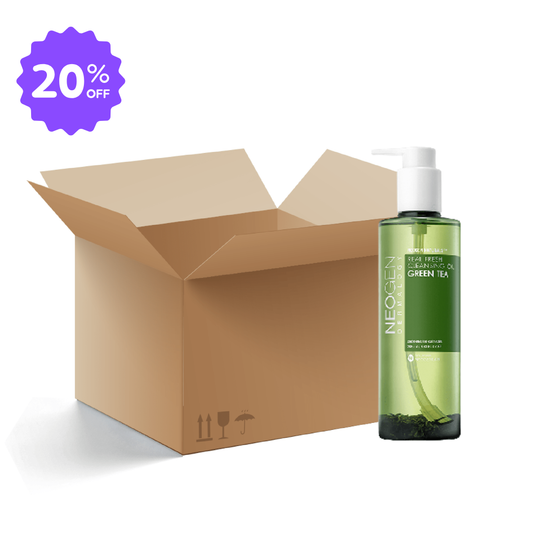 [1BOX / 40ea] NEOGEN DERMALOGY Real Fresh Cleansing Oil Green Tea 285ml