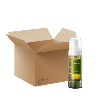 [1BOX / 48ea] NEOGEN DERMALOGY Real Fresh Foam Cleanser Green Tea 5.6 oz / 160g