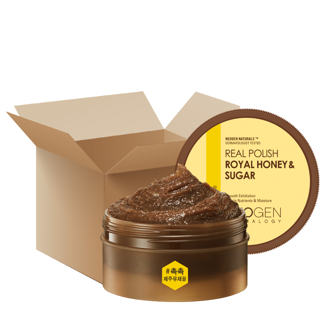 [1BOX/ 51EA] REAL POLISH HONEY & SUGAR 100g