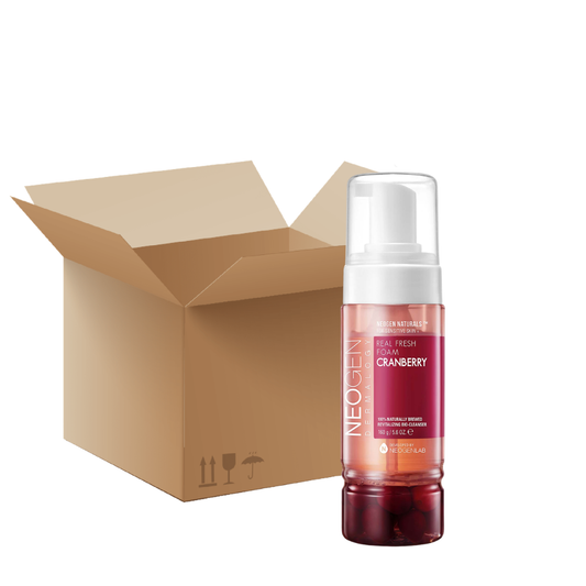 [1BOX / 48ea] NEOGEN DERMALOGY Real Fresh Foam Cleanser Cranberry 5.6 oz / 160g