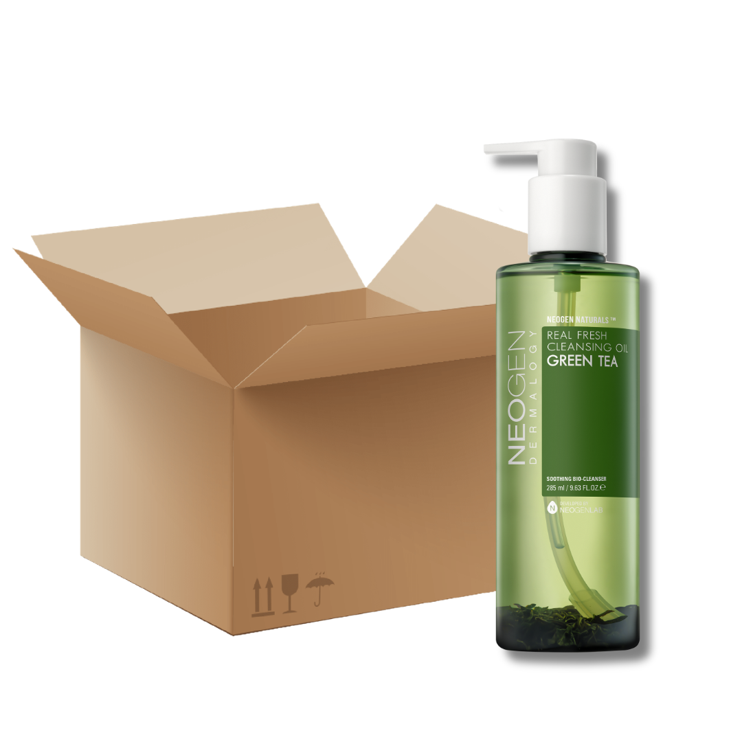 [1BOX / 40ea] NEOGEN DERMALOGY Real Fresh Cleansing Oil Green Tea 285ml