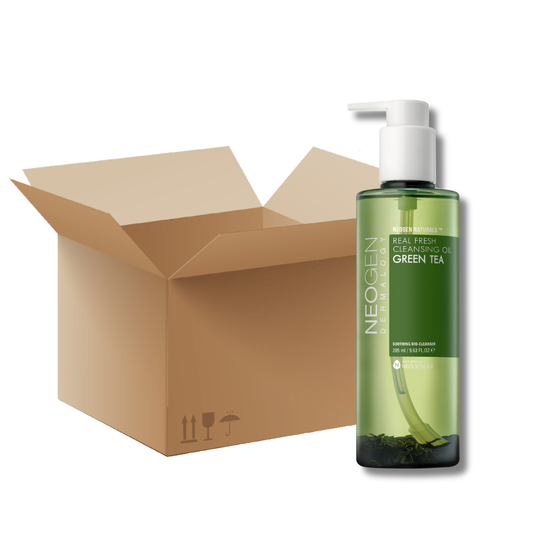 [1BOX / 40ea] NEOGEN DERMALOGY Real Fresh Cleansing Oil Green Tea 285ml