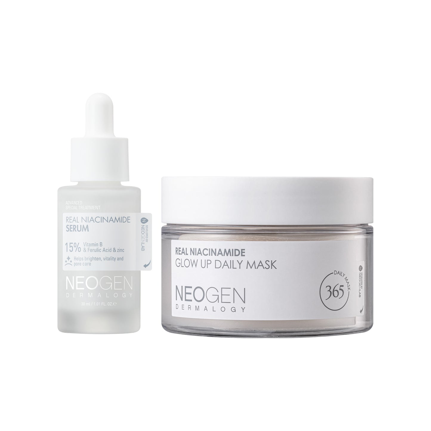 [Value set] Real Niacinamide 15% Serum + REAL Niacinamide Glow Up Daily Mask
