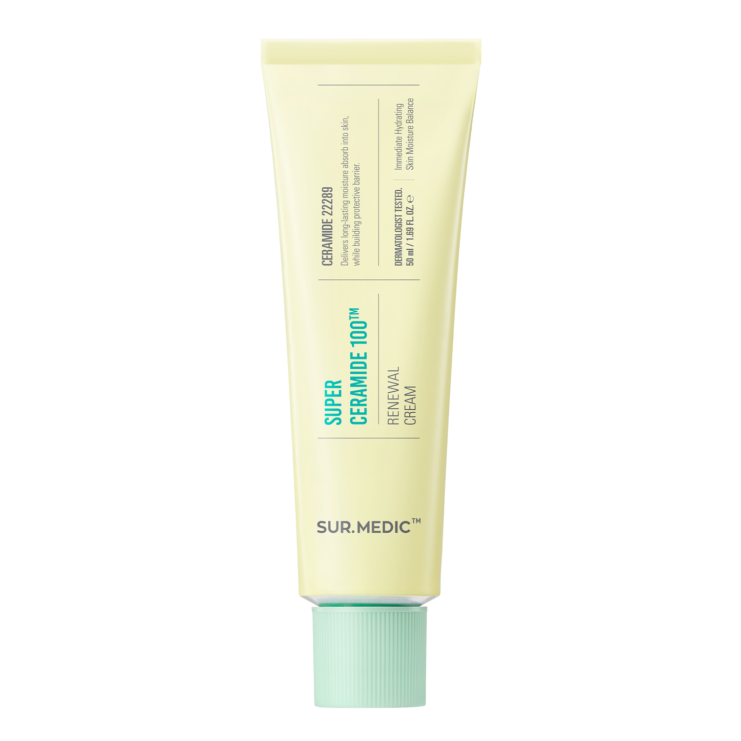 [1BOX / 94EA] SUR.MEDIC+ Super Ceramide 100 Renewal Cream 1.69 oz / 50ml
