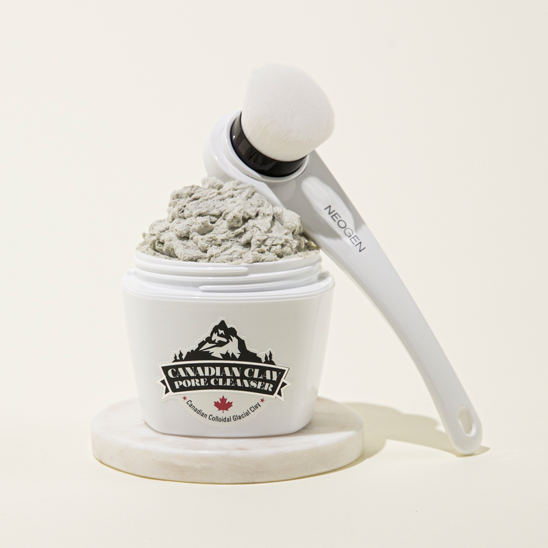 NEOGEN DERMALOGY Canadian Clay Pore Cleanser Kit (Pore Cleanser 4.2 oz / 120g + 1 Brush) - NEOGEN GLOBAL