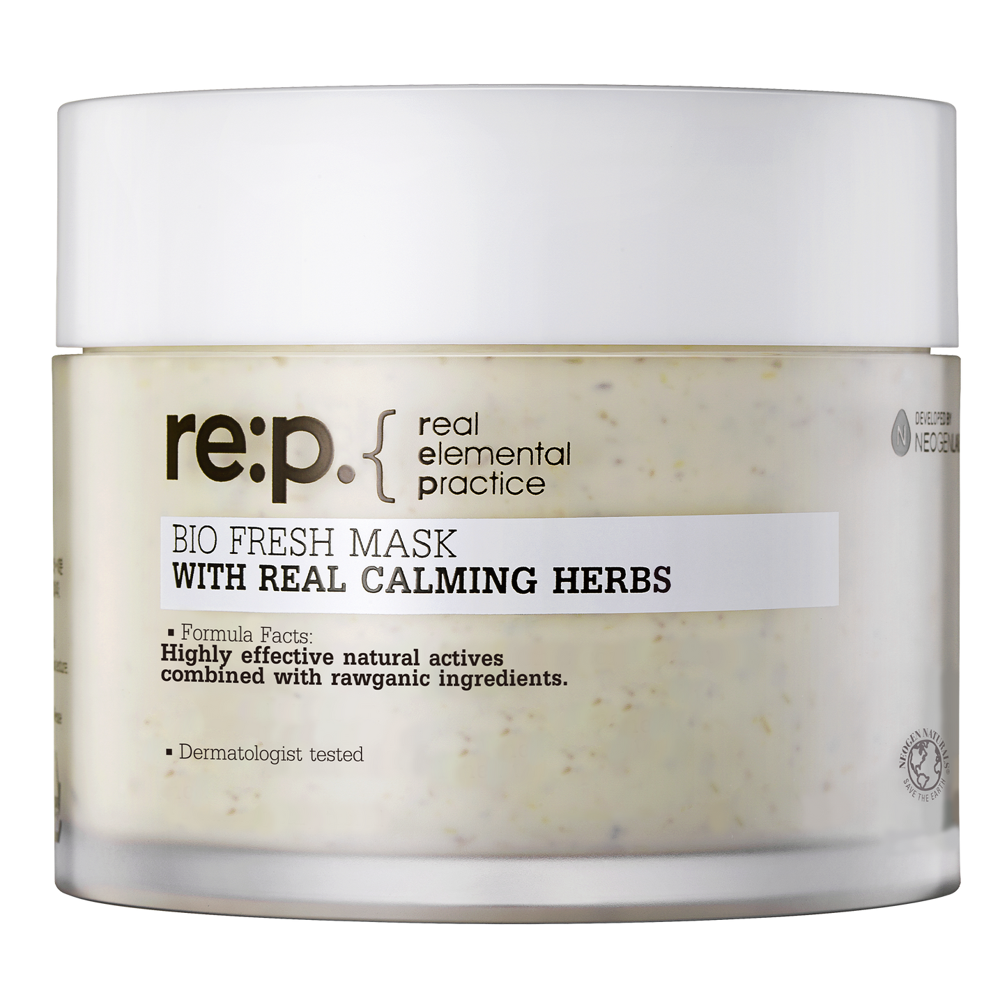 [1BOX / 60EA] RE:P. Bio Fresh Mask with Real Calming Herbs 4.55 oz / 130g