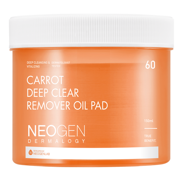 NEOGEN DERMALOGY Carrot Deep Clear Oil Pad 150ml (60 Pads)