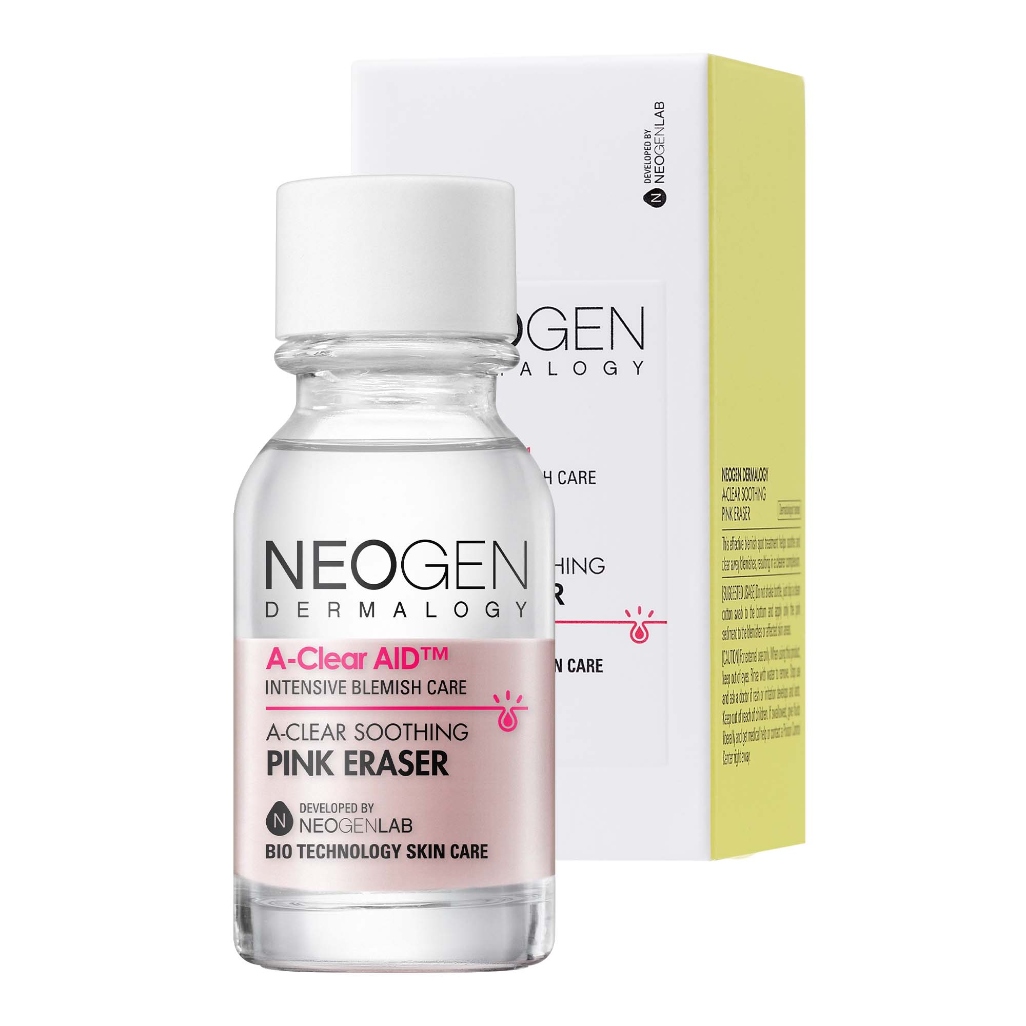 NEOGEN DERMALOGY A-Clear Aid Soothing Pink Eraser 0.5 oz / 15ml - NEOGEN GLOBAL