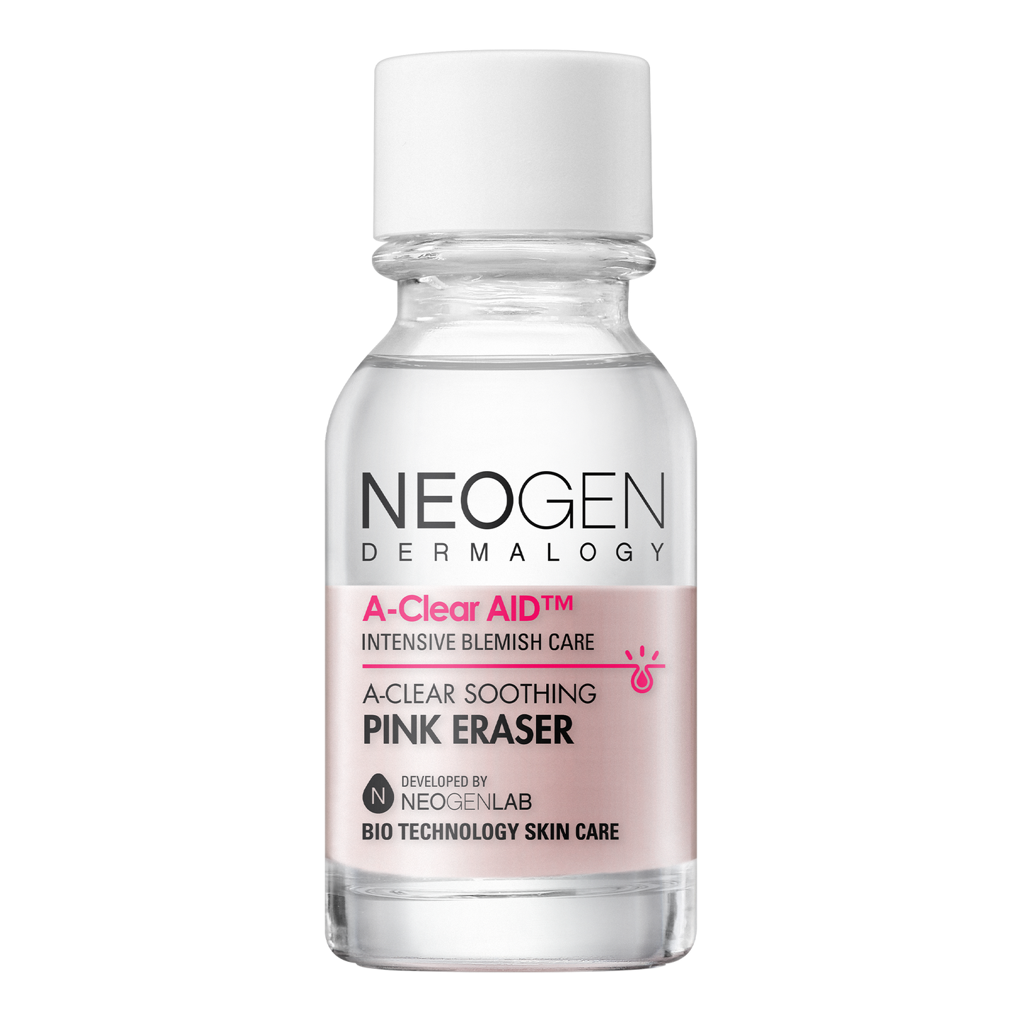 [1BOX / 128ea] NEOGEN DERMALOGY A-Clear Aid Soothing Pink Eraser 0.5 oz / 15ml