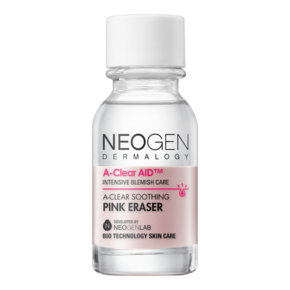 [1BOX / 128ea] NEOGEN DERMALOGY A-Clear Aid Soothing Pink Eraser 0.5 oz / 15ml
