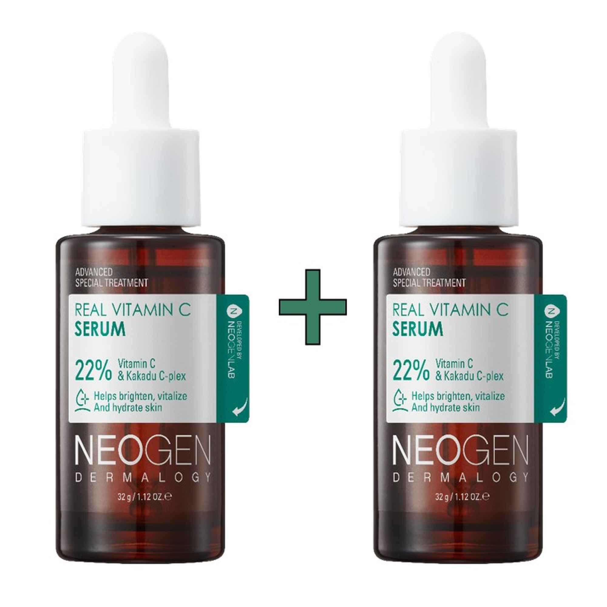 Real Vitamin C Serum (Vegan) [1+1]