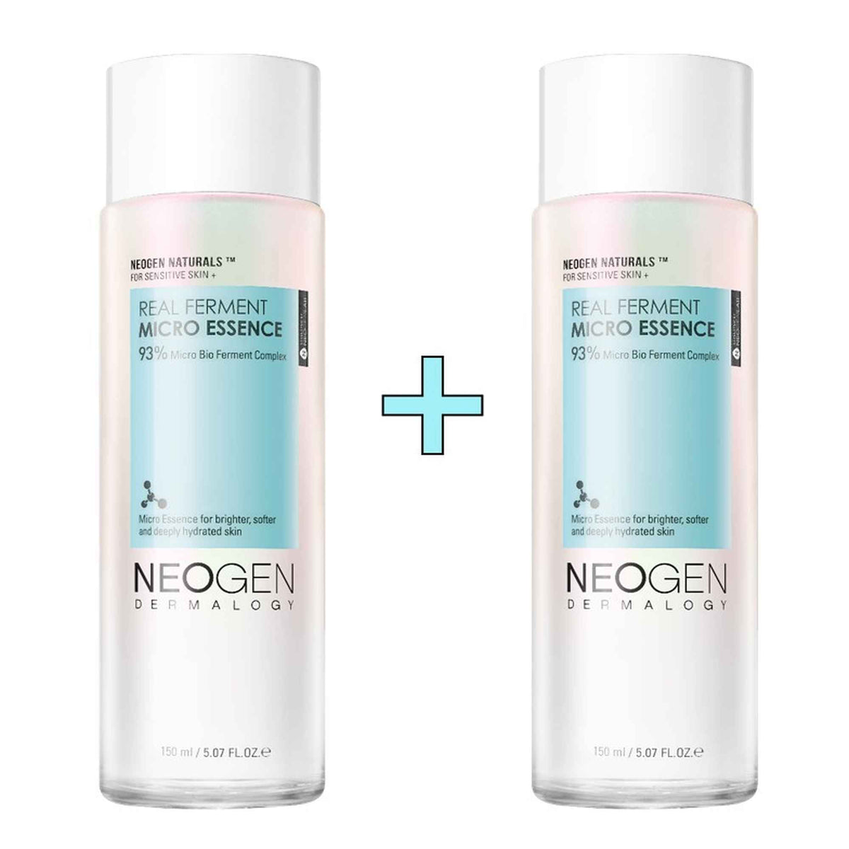 [1+1] Real Ferment Micro Essence 5.07 oz / 150ml + FREE GIFT Bakuchiol Serum