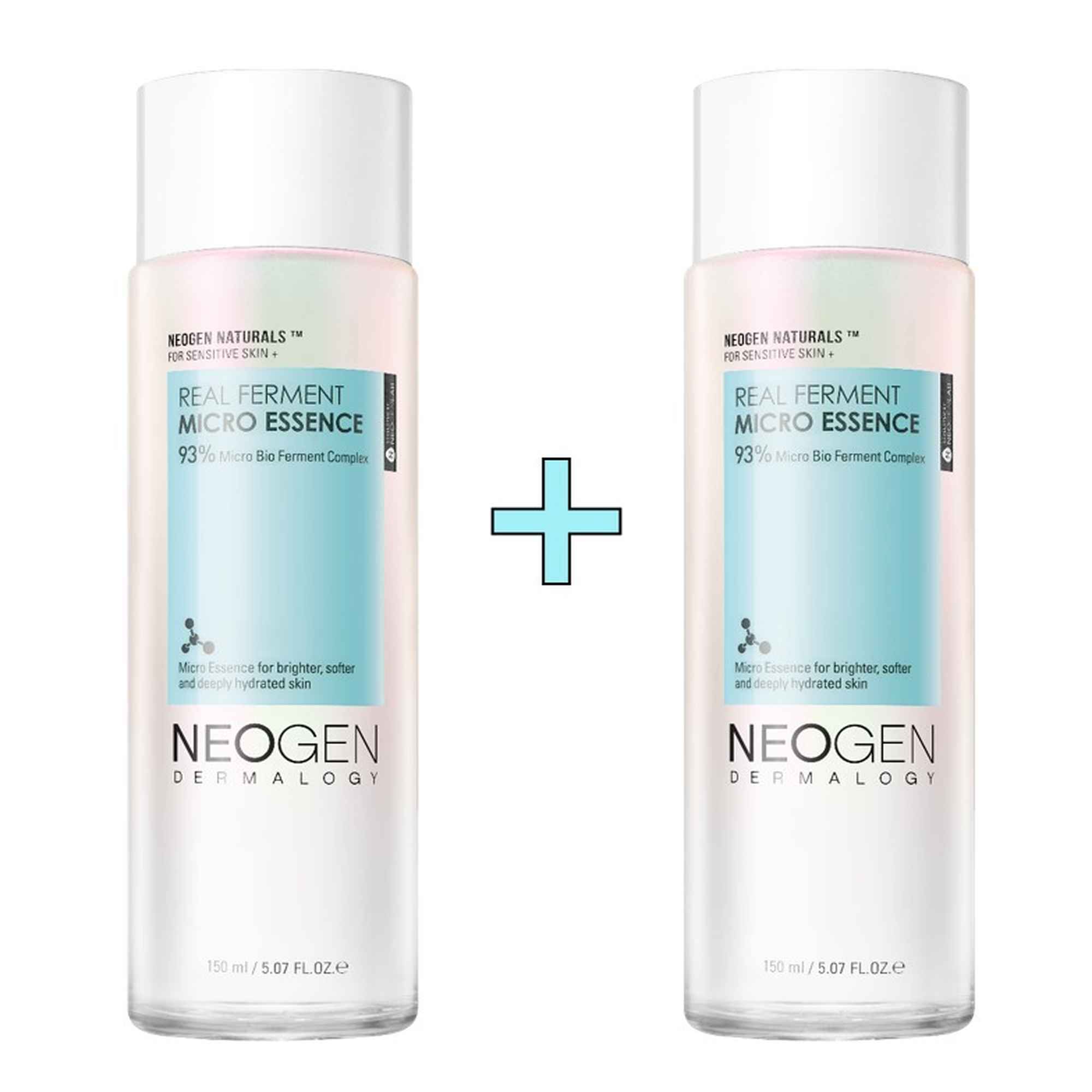 [1+1] Real Ferment Micro Essence 5.07 oz / 150ml + FREE GIFT Bakuchiol Serum