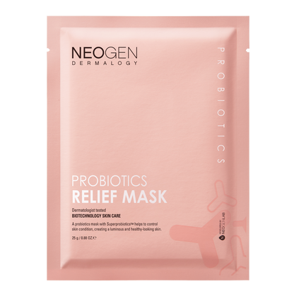 [1BOX / 28ea] NEOGEN DERMALOGY Probiotics Relief Mask (5 Sheets)