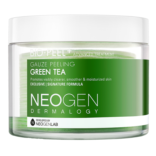 NEOGEN DERMALOGY Bio-Peel Gauze Peeling Green Tea 6.76 oz / 200ml (30 Pads) - NEOGEN GLOBAL