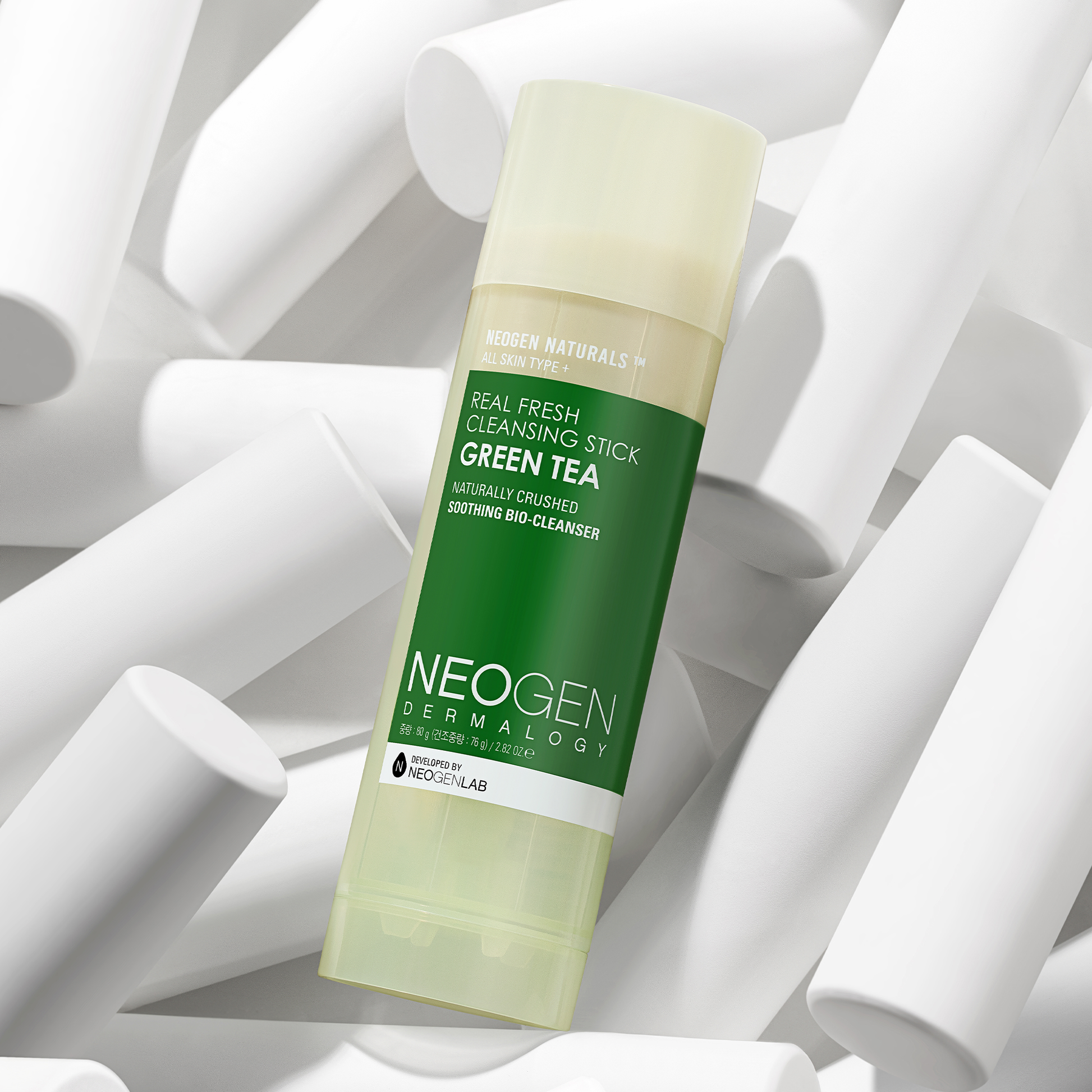 NEOGEN DERMALOGY Real Fresh Cleansing Stick Green Tea 2.82 oz / 80g - NEOGEN GLOBAL