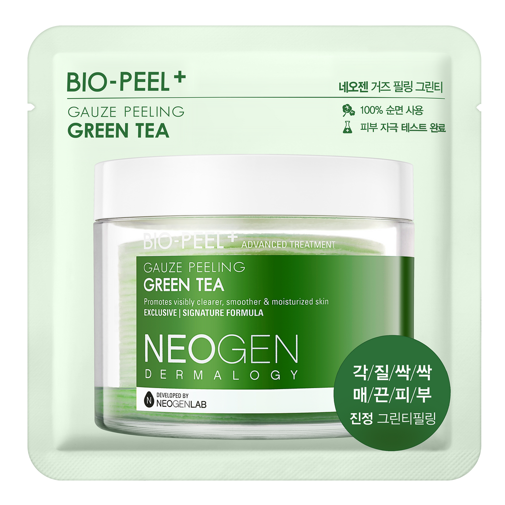 NEOGEN DERMALOGY BIO-PEEL GAUZE PEELING GREEN TEA 0.31 fl.oz / 9.5ml (1 PAD)