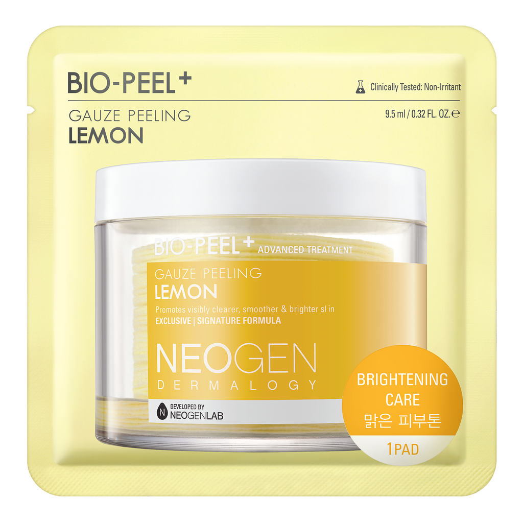 NEOGEN DERMALOGY Bio-Peel Gauze Peeling Lemon 0.31 fl.oz / 9.5ml (1 Pad)