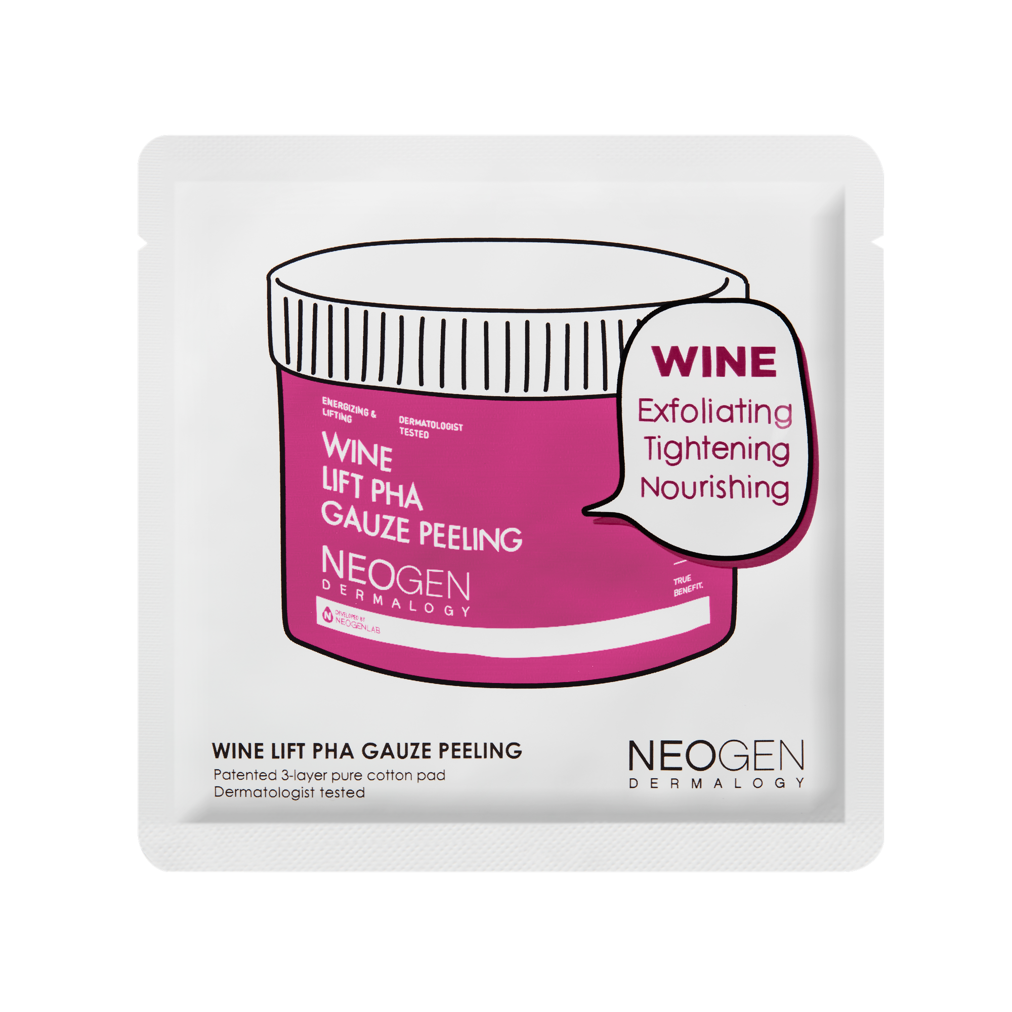 NEOGEN DERMALOGY Wine Lift PHA Gauze Peeling (10 Pads)