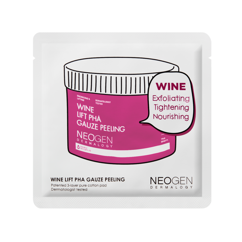 NEOGEN DERMALOGY Wine Lift PHA Gauze Peeling (10 Pads)