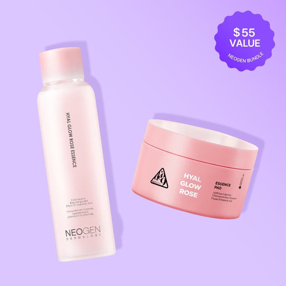 Hyal Glow Rose Essence + Rose Essence Pad