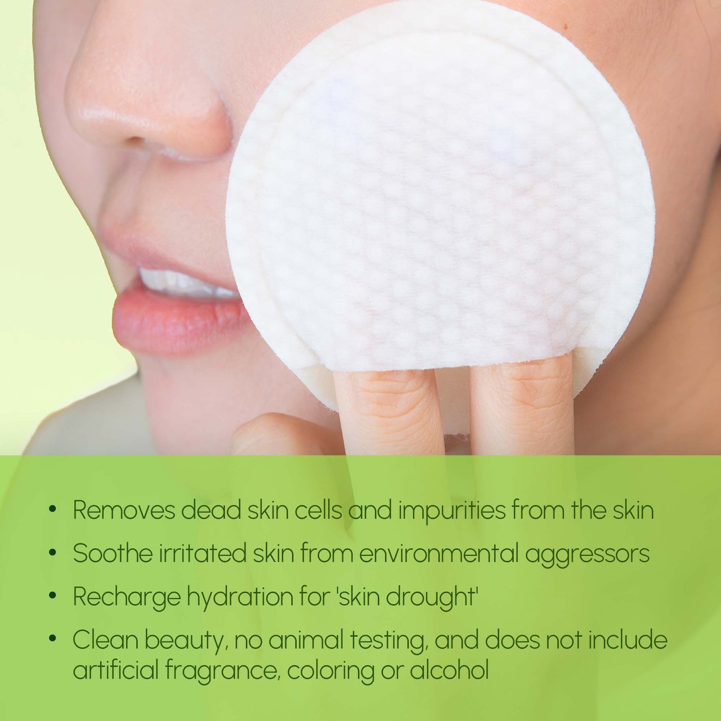 Green Tea Moist Pha Gauze Peeling (10 Pads)