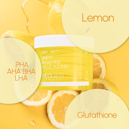 Lemon Bright Pha Gauze Peeling (10 Pads)