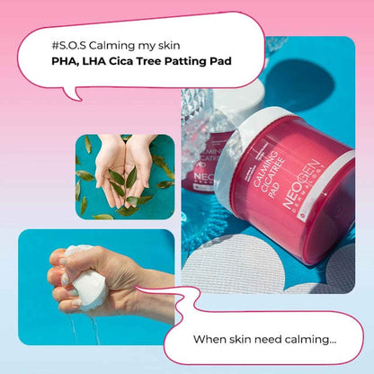 [1BOX / 30ea] NEOGEN DERMALOGY Calming Cica Tree Pad 150ml (90 Pads)