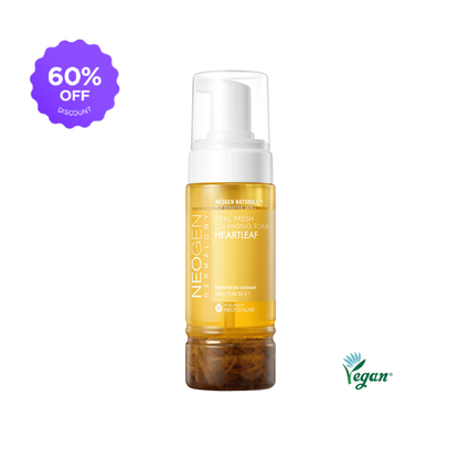[1BOX / 48ea] NEOGEN DERMALOGY Real Fresh Foam Heartleaf 5.6 oz / 160g