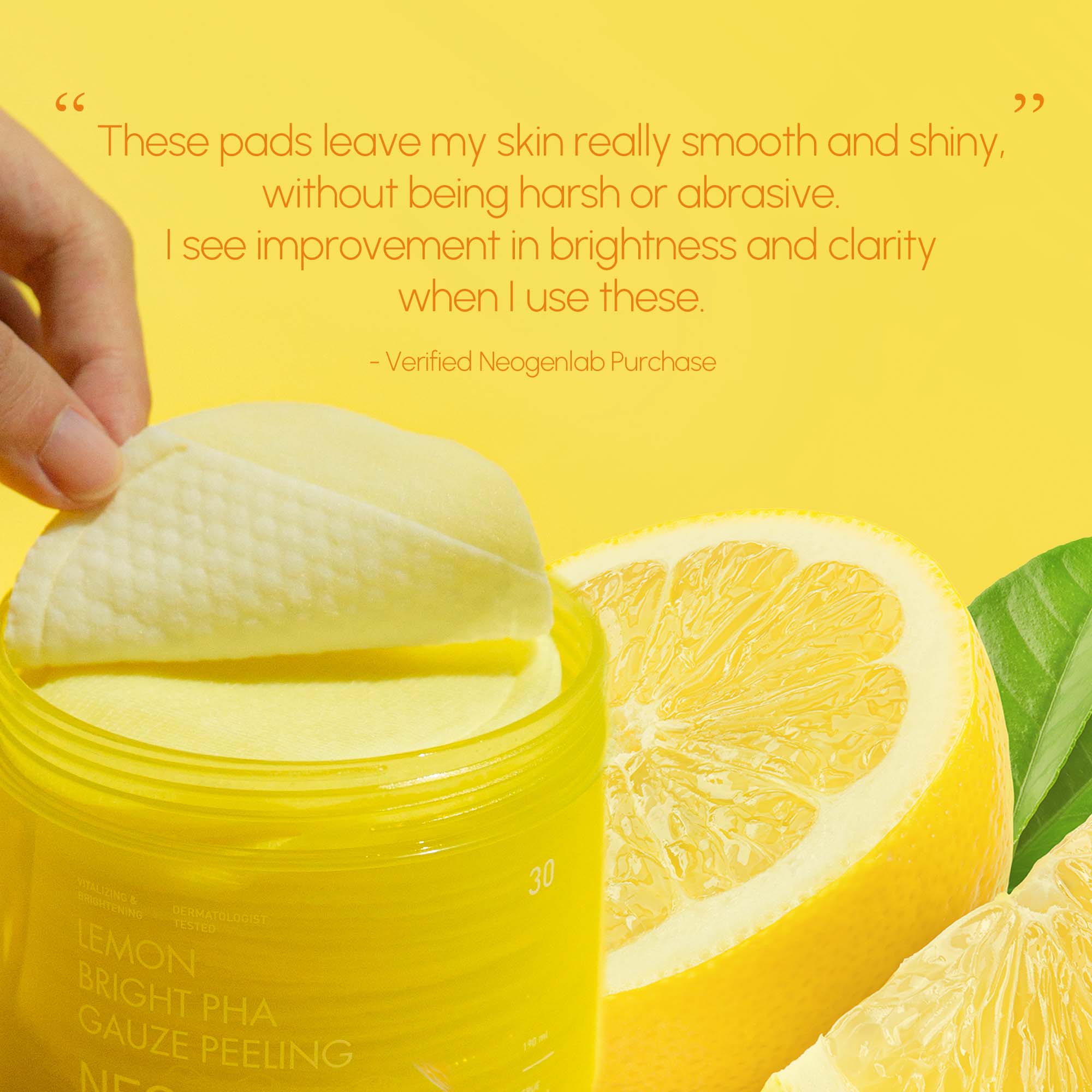 NEOGEN DERMALOGY Lemon Bright Pha Gauze Peeling (10 Pads)